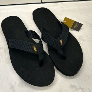 Teva Mush II Men's Flip Flop Sandals 10 Black NWT